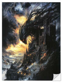 Sticker mural Black Creature