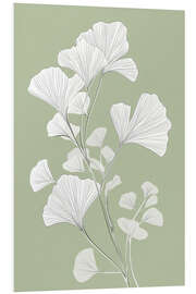 Hartschaumbild Ginkgo