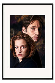 Gerahmter Kunstdruck X Files