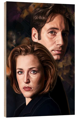Obraz na drewnie X Files