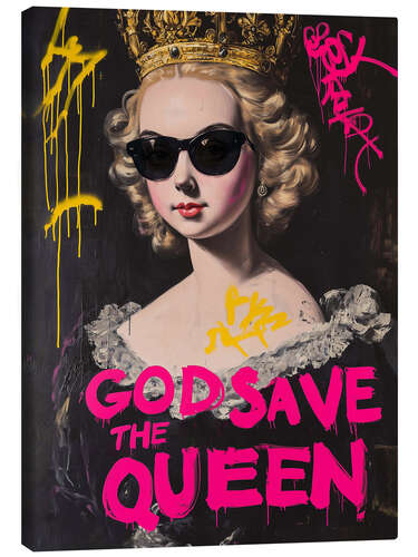 Canvas print God save the queen
