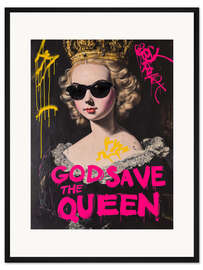 Gerahmter Kunstdruck God save the queen