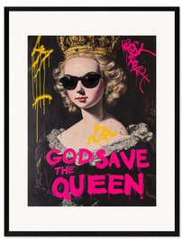 Framed art print God save the queen