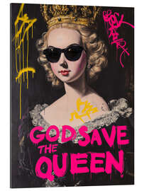 Stampa su plexi-alluminio God save the queen