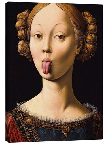 Canvas print Insolent lady