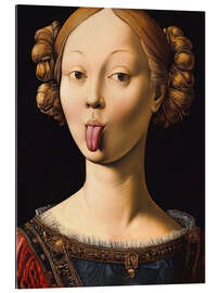 Stampa su plexi-alluminio Insolent lady