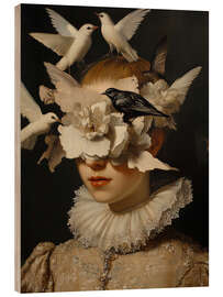Tableau en bois Quiet bloom - Dikhotomy