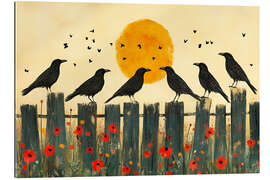 Gallery Print Krähen Meeting