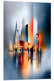 Tableau en verre acrylique City life - Peter Roder
