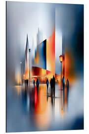 Tableau en aluminium City life - Peter Roder