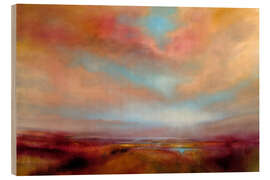 Puutaulu Heathland in the evening light