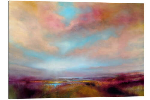 Galleritryk Heathland in the evening light