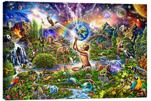 Canvastavla New Earth - The Re-Creation