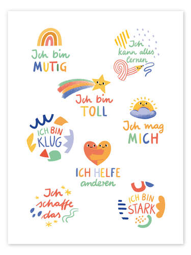 Plakat Affirmations for Children