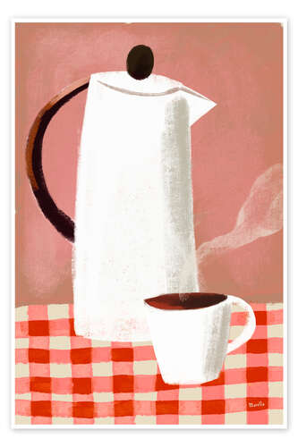 Póster Italian Morning Coffee