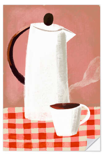 Wandsticker Italienischer Morgenkaffee