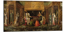Obraz na aluminium The last sleep of Arthur in Avalon - Edward Burne-Jones