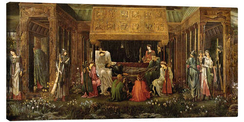 Lienzo The last sleep of Arthur in Avalon