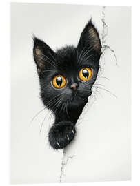 Acrylic print Cute kitten - DejaReve