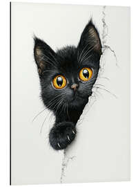 Aluminium print Cute kitten