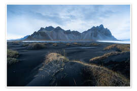 Wandbild Stokksnes Halbinsel in Island - Andreas Wonisch