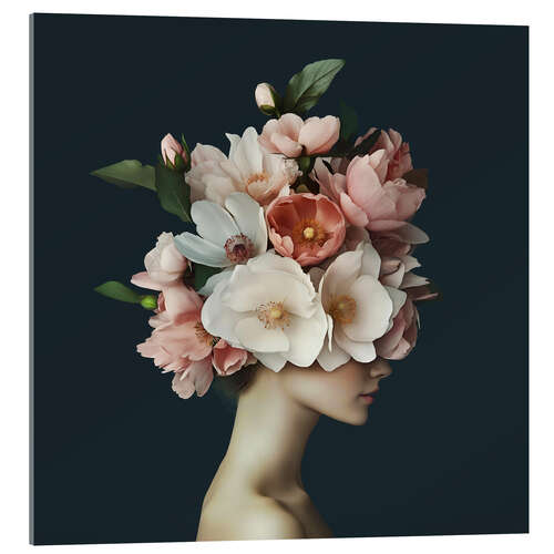 Acrylic print Floral Portrait