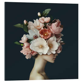 Acrylic print Floral Portrait