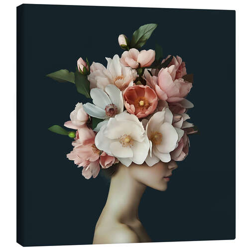 Canvas print Floral Portrait