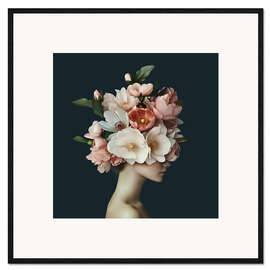 Framed art print Floral Portrait