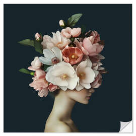 Wall sticker Floral Portrait