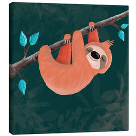 Lienzo Little sloth relaxing - WACHtraum