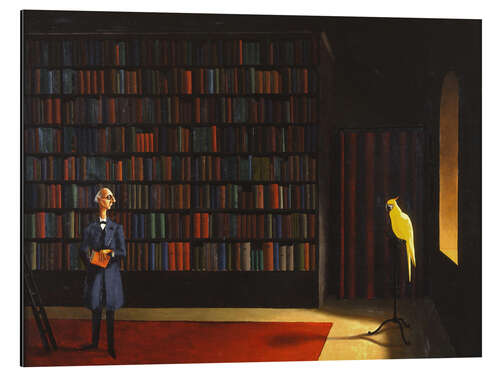 Tableau en aluminium Library, 1926