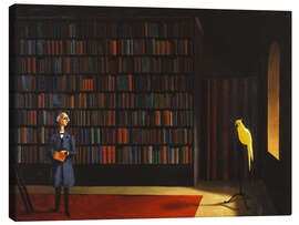 Leinwandbild Bibliothek, 1926 - Franz Sedlacek