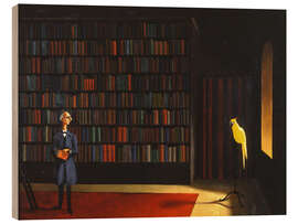 Wood print Library, 1926