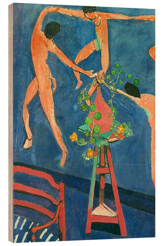 Cuadro de madera Nasturtiums with The Dance I, 1912