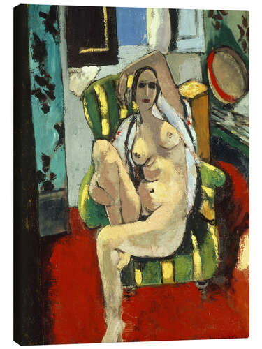 Canvas print Seated Nude with Tambourine, 1926