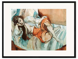Gerahmter Kunstdruck Odalisque, 1920