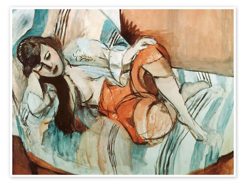 Poster Odalisque, 1920