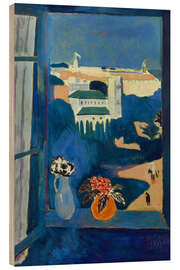 Trätavla View from the window in Tangier, 1912 - Henri Matisse
