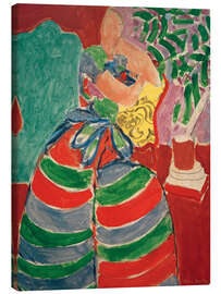 Obraz na płótnie The Striped Dress, 1938 - Henri Matisse