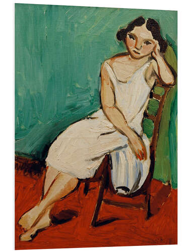 Foam board print Seated Girl, 1909