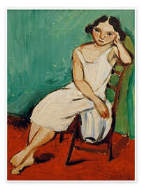 Poster Jeune fille assise, 1909