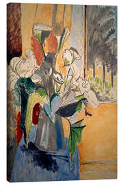 Tableau sur toile Bouquet de lys calla sur le porche, 1913