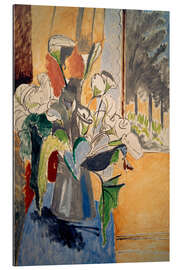 Stampa su plexi-alluminio Calla lily bouquet on the veranda, 1913