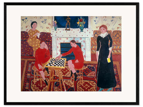 Gerahmter Kunstdruck Die Familie des Künstlers, 1911