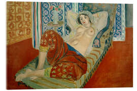 Akryylilasitaulu Odalisque with Red Trousers, 1922