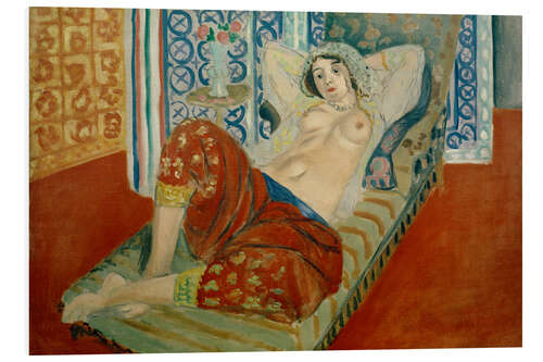 Tableau en PVC Odalisque à la culotte rouge, 1922