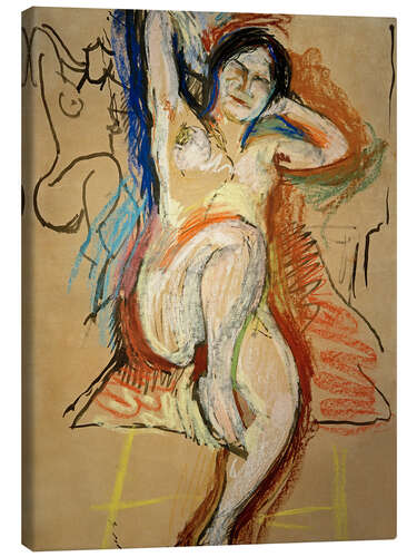 Canvas print Seated Female Nude, 1906