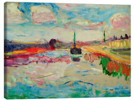 Lærredsbillede The Canal du Midi, 1898 - Henri Matisse