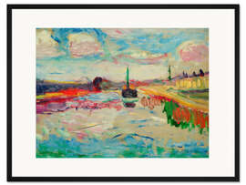 Gerahmter Kunstdruck Der Canal du Midi, 1898